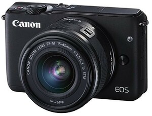 Canon ミラーレス一眼カメラ EOS M10 レンズキット(ブラック) EF-M15-45mm