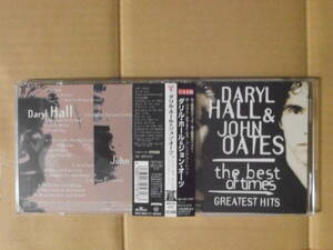 CD Daryl Hall & John Oates「THE BEST OF TIMES: GTRATEST HITS」国内盤 BVCA-679 日本企画 帯に薄い縦ジワ 盤に薄いかすり傷 全18曲