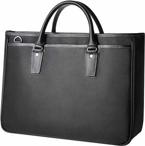 [グレヴィオ] 一流の鞄職人が作る ビジネスバッグ 就活バッグ リクルートバッグ 大容量 自立 出張 メンズ A4 メンズ ブラッ