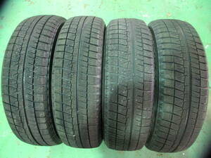 7分山 .スタットレス175/65R15 ブリジストン REVO GZ　4本 L-48