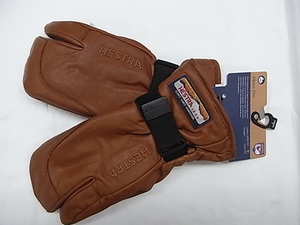 期間限定セール超特価!!正規新品未使用24 HESTRA 3-FINGER GTX FULL LEATHER/7/Brown/ヘストラ 3フィンガー GTX フルレザー/7/ブラウン