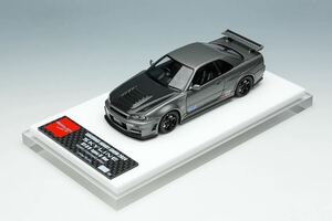 1/43 Make Up Nissan Skyline GT-R R34 Nismo Customized edition EM422SHS EIDOLON メイクアップ ニスモ アイドロン 静岡ホビーショー 