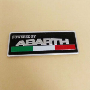 ABARTH アバルト　アルミニウム　ステッカー　　1枚