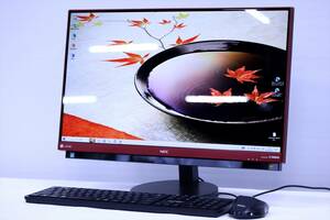 【即配】Office2021搭載！狭額縁液晶スタイリッシュデスクトップPC！LAVIE Desk DA770/GAR i7-7500U RAM8G 新品SSD512G 23.8FHD