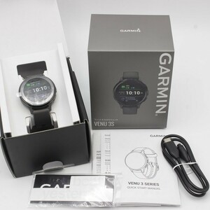 【新品】GARMIN Venu 3S 010-02785-40 Black Sesame/Slate スマートウォッチ ヴェニュー ガーミン 本体