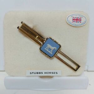 Wedgwood Stratton England　ウェッジウッド ストラットン　ネクタイピン　STUBBS HORSES 馬 アンティーク　210714-03