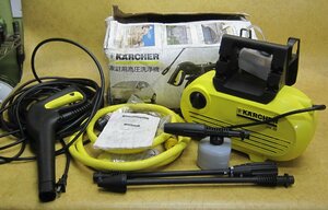 【中古品】KARCHER ケルヒャー 家庭用高圧洗浄機 JTK28 説明書付 100V 50/60Hz ドイツ製 高圧 洗浄機 清掃 洗車 掃除 家庭用