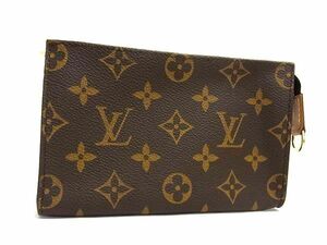 1円 ■極美品■ LOUIS VUITTON ルイヴィトン モノグラム バケット用ポーチ マルチケース 小物入れ レディース メンズ ブラウン系 AY2119