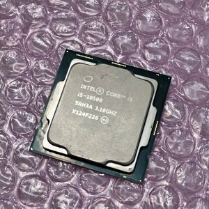 CPU Intel Core i5-10500 SRH3A 3.1GHz FCLGA1200 動作確認済