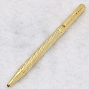 P.O.S.T.　ボールペン　ツイスト式　ゴールドカラー