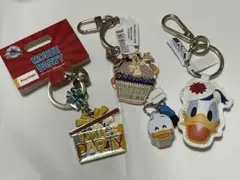 海外ディズニー＆クルーズ☆キーホルダー☆キーチェーン等4個セット