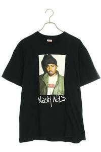 シュプリーム SUPREME 17AW Nas Tee サイズ:M ナズフォトプリントTシャツ 中古 SB01