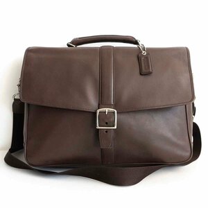 【高級品】COACH【F71073/2way レキシントンブリーフケース 】コーチ ブラウン ビジネスバッグ 2404258