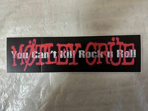 ♪モトリー・クルー「バンパー ステッカー/Welcome To Freakshow」新品/MOTLEY CRUE/bumper sticker/1999年来日公演ツアーグッズ♪