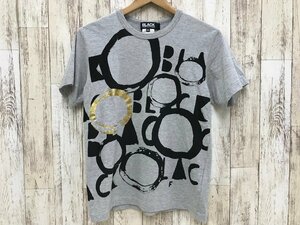 127AH BLACK COMME des GARCONS Tee 1CT003 AD2018 ブラック ギャルソン 【中古】