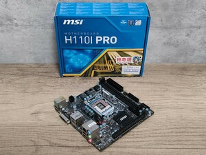 MSI H110I PRO LGA1151 DDR4 【マザーボード】