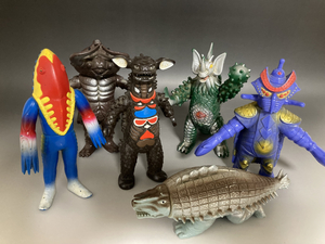 BANDAI バンダイ ウルトラ怪獣シリーズ メトロン タイラント スカイドン ギャンゴ アントラー テンペラー ソフビ フィギュア 6点セット 