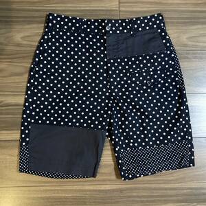 2019 S/S ENGINEERED GARMENTS Ghurka Short-Big Polka Dot Broadcloth/Dk.Navy エンジニアードガーメンツ グルカショーツ ドット ネイビー