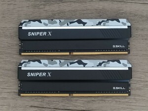 G.SKILL SNIPER X DDR4-3600 8GB×2枚 計16GB 【デスクトップ用メモリ】