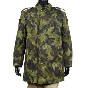ルーマニア軍放出品 フィールドジャケット 防寒着 M90リーフ迷彩 [ 可 ] 防寒服 コート パーカー M90リーフカモ