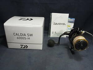 930★100円～★ダイワ(DAIWA) スピニングリール 22 カルディアSW 6000S-H■5回使用■美品