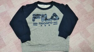 フィラ FILA トレーナー 140サイズ グレー