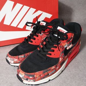 ナイキ NIKE 4-ZC134 AIR MAX 90 エアマックス 90 プリント スニーカー マルチカラー 柄 29 メンズ