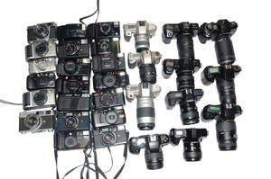 レンズ フィルムカメラ コンパクトフィルムカメラ レンジファインダー まとめて まとめ売り 色々 大量 ジャンク#099801