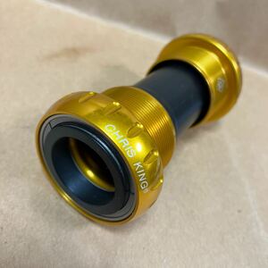 Chris King Threaded BB Road Gold BSA68 JIS / クリスキング ボトムブラケット / 検 Threadfit 24 金色 シマノ互換 rotor