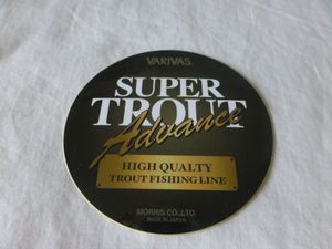 VARIVAS SUPER TROUT ステッカー VARIVAS SUPER TROUT Advance HIGH QUALTY TROUT FISHING LINE VARIVAS バリバス