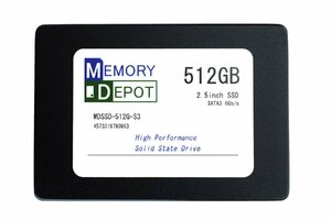 512GB SSD 2.5インチ SATA3 TLCメモリーセル採用 アルミ合金筐体 内蔵SSD 3年保証 番号付メール便発送