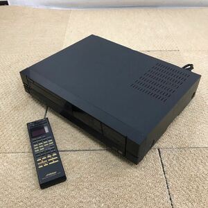 ●【売り切り】Victorビクター ビデオカセットレコーダー HR-D66 Hi-Fi STEREO VHS リモコン付属 当時物 現状品