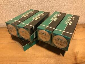 NEC製真空管　50C-A10（50CA10）　緑箱　黒プレート　新品未使用　未開封 4本セット　（LUXMAN ラックスマン SQ38F SQ38FD MQ60 KMQ60用）