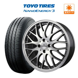 サマータイヤ ホイール 4本セット BADX ロクサーニ マルチフォルケッタ TOYO NANOENERGY ナノエナジー 3 165/55R15