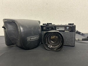 A3　YASHICA　ヤシカ　Electro 35 GT　エレクトロ　YASHINON-DX 1:1.7 45㎜　レンジファインダー　フィルムカメラ　ブラックボディ　現状品