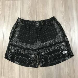 NORTH FACE Novelty Versatile Short Mノースフェイス バーサタイル ショーツ ショートパンツ ノベルティ バンダナ ペイズリー ブラック 08