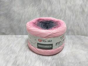 輸入　毛糸　Yarn Art　ヤーンアート　Rose Garden　コットン100％　250g×1個　1000ｍ　カラー313　トルコ　海外