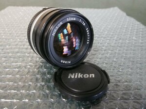 ☆【1W0412-75】 Nikon ニコン 一眼フィルムカメラレンズ NIKKOR 50mm 1:1.4 50mm 1:1.4 5807729 ジャンク