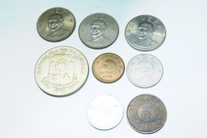 【海外貨幣 中華民国　台湾＋フィリピン＋戦前の日本　貨幣色々 硬貨】一括