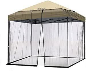 Eioxosp 蚊帳 アウトドア タープテント 防虫ネット 大型 パラソル用メッシュシート キャンプ キャンプ メッシュスクリーン