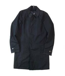 Dior ディオール ITALY製 コットン ステンカラーコート ジャケット ブラック 黒 メンズ 44 (ma)