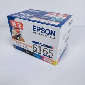 【未使用 未開封】EPSON エプソン 純正 インクカートリッジ 61 65 4色パック IC4CL6165 PX-673F PX-1200 PX-1600F PX-1700F 期限201807 