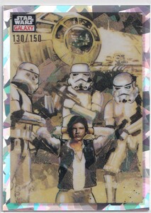 2023 TOPPS STAR WARS GALAXY THE CAPTAIN CAPTURED! HAN SOLO ATOMIC REFRACTOR 150枚限定