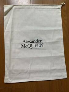 正規 ALEXANDER McQUEEN アレキサンダーマックイーン 付属品 シューズバッグ 保存袋 白