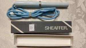 D ヴィンテージ 米国製 シェーファー ボールペン 天冠に紐 SHEAFFER Ballpoint Pen with String　未使用インク切れ　箱入り