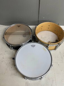 Nl040275◆※ジャンク ドラム 3点セット YAMAHA ヤマハ SD-350G Pearl パール タマ TAMA スネアドラム※ジャンク