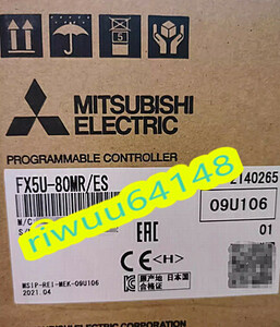 【保証付き】【送料無料】★新品！　MITSUBISHI/三菱 　FX5U-80MR/ES シーケンサー PLC
