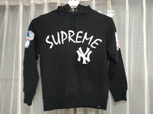 シュプリーム　New York Yankees　パーカー ブラック