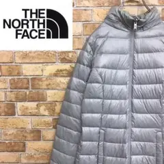 【ザノースフェイス】ダウンコート　ジャケット　600フィルパワー　刺繍ロゴ