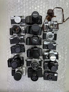 Nikon CANON OLYMPUS カメラ　レンズ 一眼レフ　フィルム　まとめ　18個